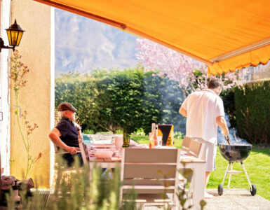 déco bâche de la pergola