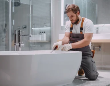 installation baignoire