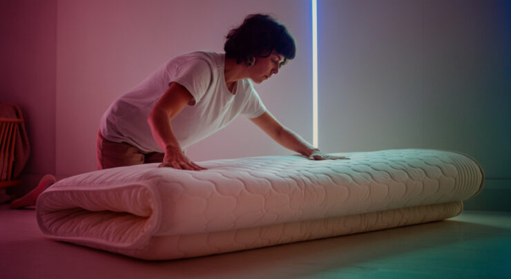plier un matelas