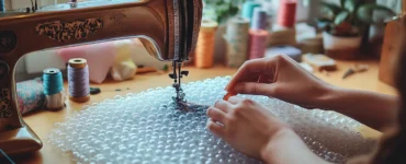 coudre une bâche à bulle