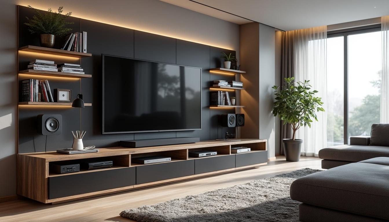 découvrez les 5 raisons convaincantes d'opter pour un meuble tv avec enceinte intégrée chez leclerc. alliez esthétique et fonctionnalité pour améliorer votre expérience audiovisuelle tout en économisant de l'espace. profitez d'un design moderne, d'un son de qualité et d'une solution pratique pour votre salon!