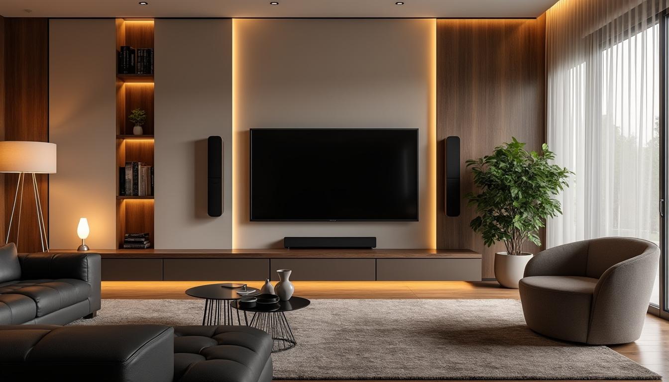 découvrez pourquoi un meuble tv avec enceinte intégrée est l'accessoire incontournable pour votre salon. dans cet article, nous vous présentons 5 raisons convaincantes d'opter pour cette solution chez leclerc, alliant design, praticité et qualité sonore pour une expérience de divertissement optimale.