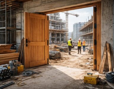 découvrez l'importance et les fonctions d'une porte fin de chantier sur un site de construction pour assurer la sécurité et la gestion efficace de l’accès.