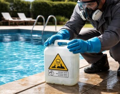 découvrez si l'utilisation de l'acide sulfurique pour la piscine est réellement sécurisée malgré ses risques potentiels et apprenez les précautions à prendre.