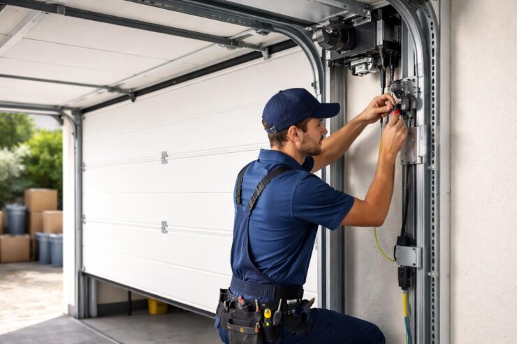 découvrez comment l'entretien préventif de votre porte de garage sectionnelle motorisée permet d'éviter les pannes et d'assurer son bon fonctionnement durable.