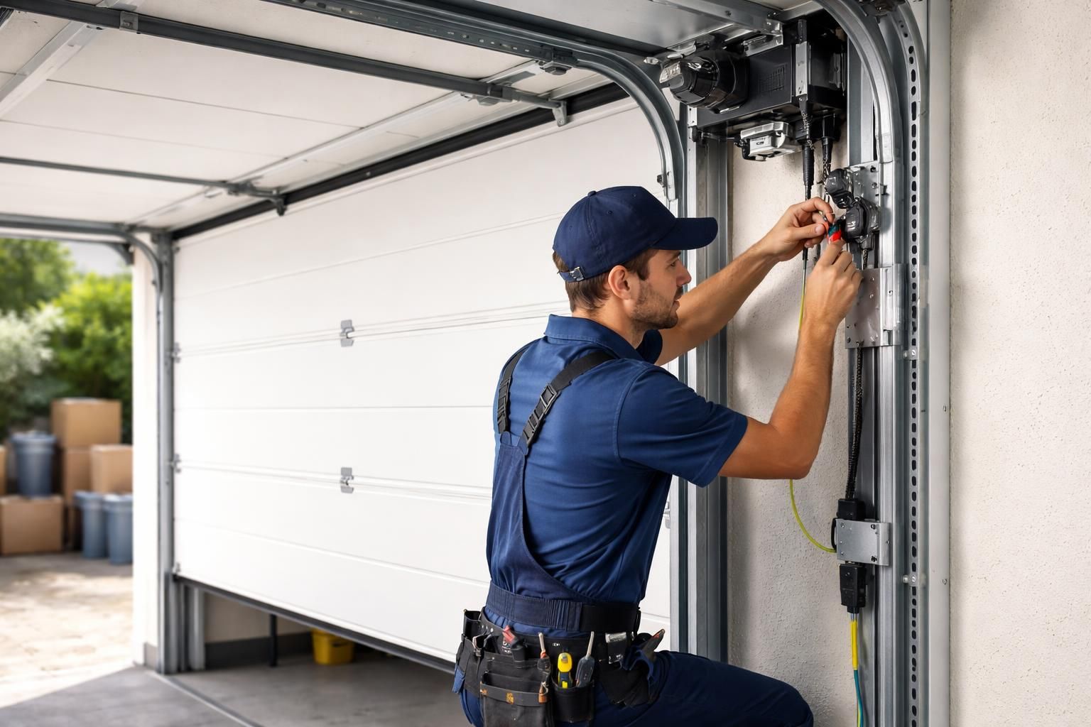 découvrez comment l'entretien préventif de votre porte de garage sectionnelle motorisée permet d'éviter les pannes et d'assurer son bon fonctionnement durable.