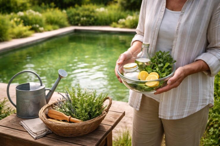 découvrez des remèdes de grand-mère efficaces pour traiter l'eau verte de votre piscine naturellement et retrouvez une eau claire sans produits chimiques.