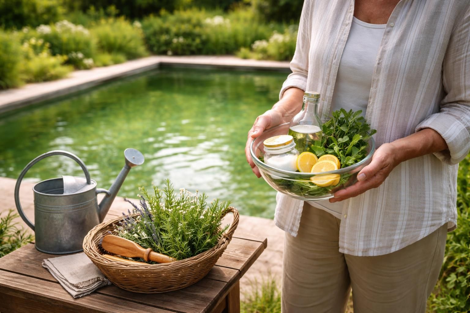 découvrez des remèdes de grand-mère efficaces pour traiter l'eau verte de votre piscine naturellement et retrouvez une eau claire sans produits chimiques.