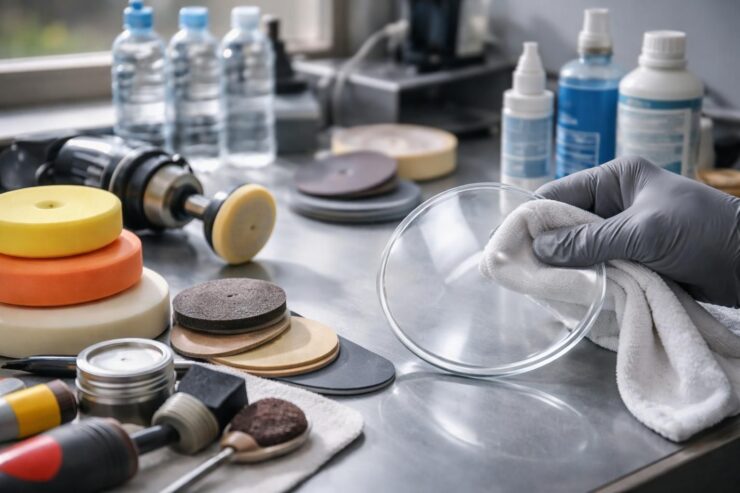 découvrez les meilleures techniques pour polir du verre et obtenir un rendu parfaitement lisse et brillant. guide pratique pour un travail soigné et professionnel.