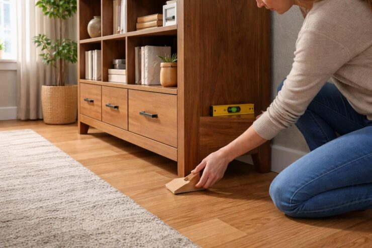 découvrez notre guide pratique pour caler un meuble en toute sécurité et éviter les accidents domestiques. astuces simples et efficaces pour stabiliser vos meubles facilement.