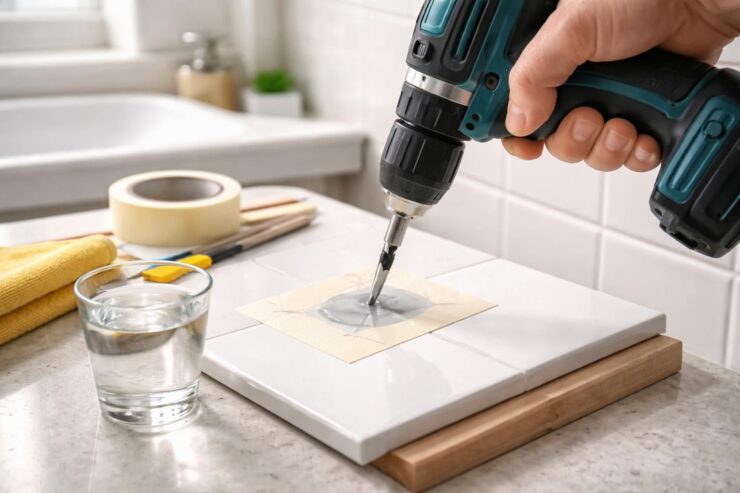 découvrez nos conseils experts pour percer du carrelage sans créer de craquelures, et réalisez vos travaux en toute sérénité.