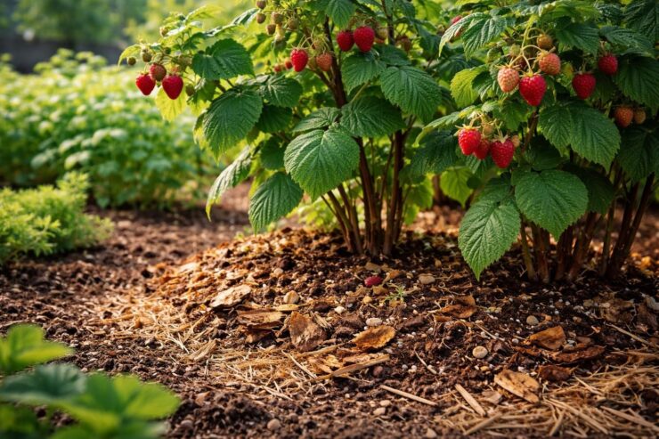découvrez les meilleures pratiques et astuces pour soigner vos framboisiers en choisissant les bons éléments à mettre à leur pied afin d'améliorer leur santé et leur rendement.
