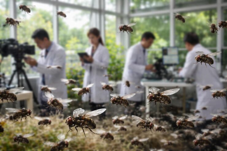 découvrez comment les scientifiques étudient les essaims de mouches, leurs comportements et leur impact sur l'environnement.