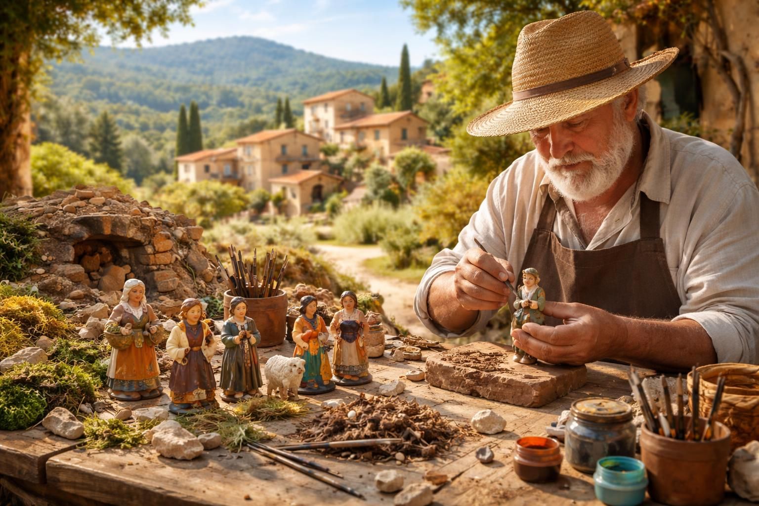 découvrez comment créer une crèche provençale unique en sortant des sentiers battus, pour une décoration de noël authentique et pleine de charme.