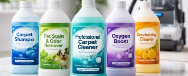 découvrez le top 5 des détergents pour shampouineuse qui garantissent un nettoyage en profondeur et une fraîcheur impeccable de vos tapis et moquettes.