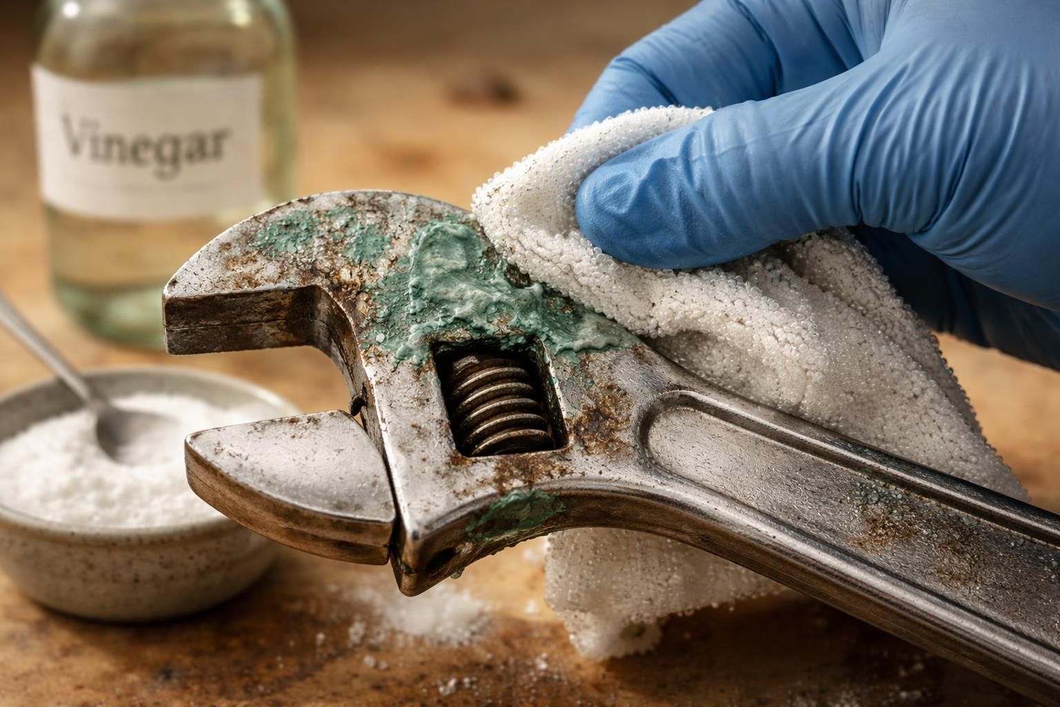 découvrez comment enlever le vert-de-gris sur le métal grâce à notre guide pratique pour un nettoyage efficace et un métal restauré.