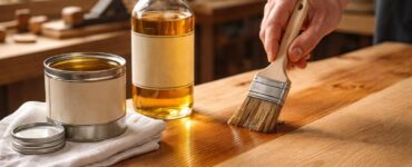 découvrez comment protéger efficacement vos surfaces en bois avec un mélange naturel d'huile de lin et d'essence de térébenthine pour une finition durable et résistante.