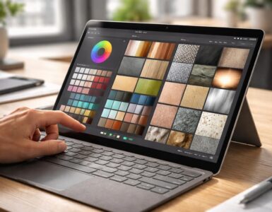 découvrez comment tester facilement les palettes de couleurs et les matières pour votre décoration intérieure directement sur une tablette tactile microsoft. simplifiez vos choix déco avec la technologie.