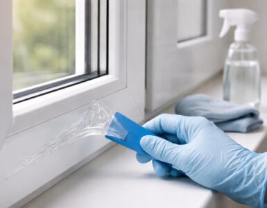 découvrez les méthodes recommandées par les experts pour enlever efficacement la colle sur une fenêtre en pvc sans l'endommager.