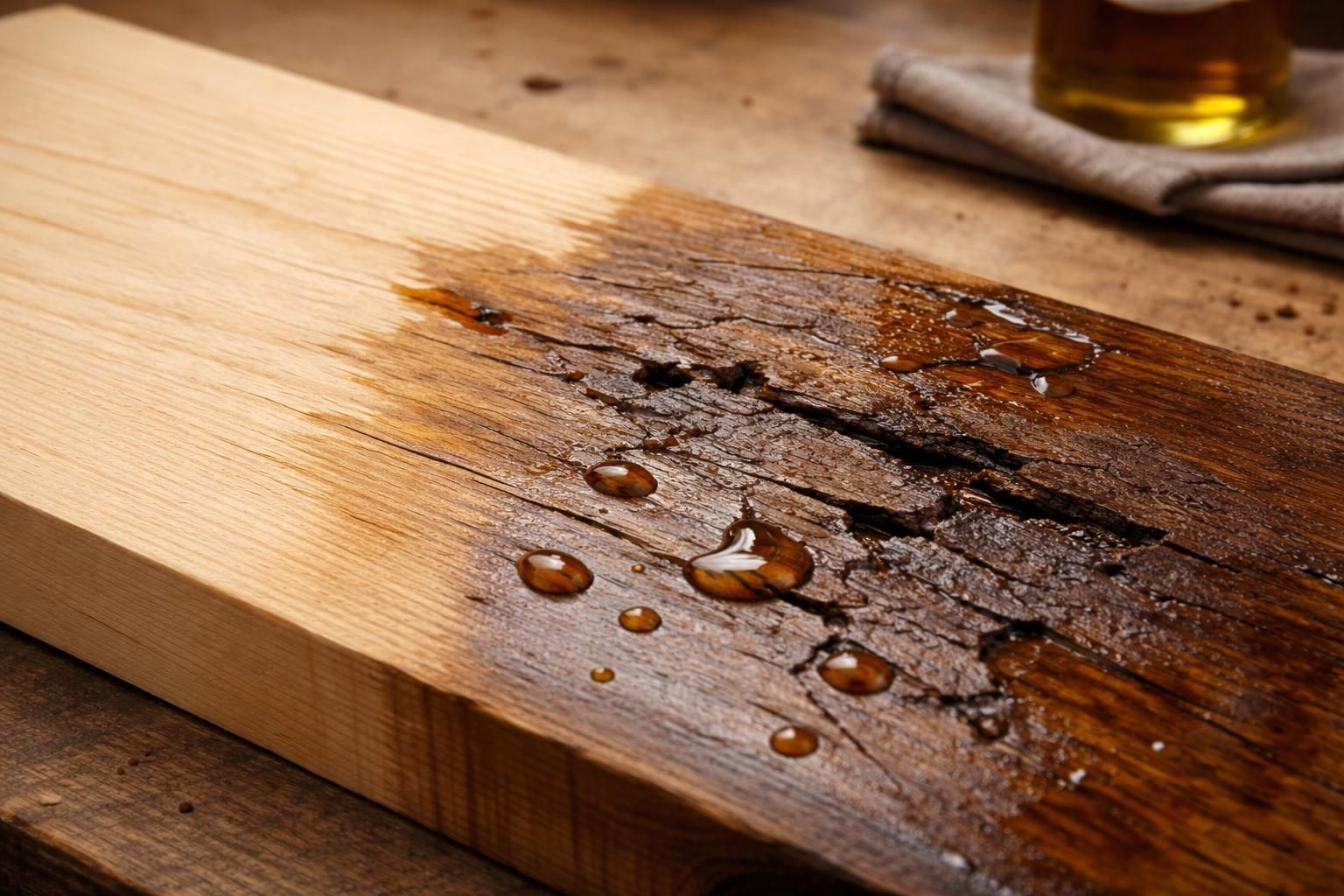 découvrez les risques associés à l'utilisation de l'huile de lin sur le bois et apprenez comment protéger vos surfaces boisées efficacement.