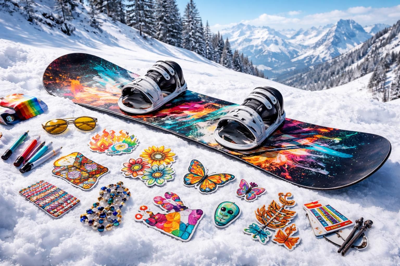 exprimez votre style unique en personnalisant votre planche de snowboard grâce à notre kit déco, conçu pour refléter parfaitement votre personnalité.
