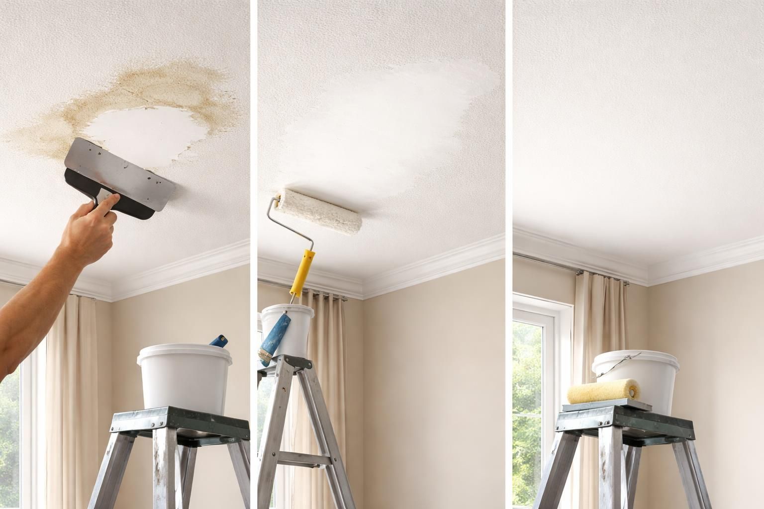 découvrez des techniques expertes pour cacher efficacement les taches au plafond et dissimuler tous types de défauts, pour un rendu propre et impeccable.