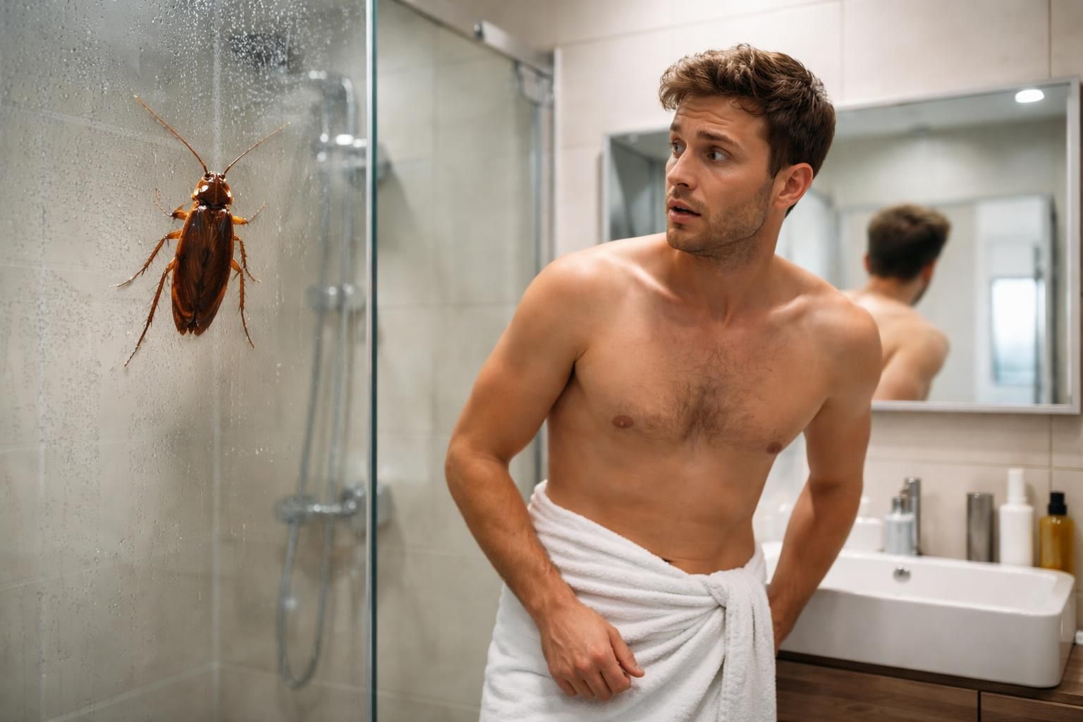 découvrez nos astuces pour gérer les insectes dans votre salle de bain et retrouver votre intimité en toute sérénité.