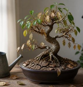 découvrez comment identifier les signes de stress chez un bonsaï qui perd ses feuilles et apprenez à prendre soin de votre arbre pour qu'il reste en bonne santé.