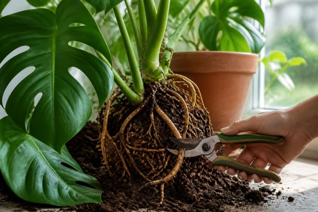 découvrez comment couper la racine de votre monstera peut stimuler sa croissance et favoriser une plante saine et épanouie.