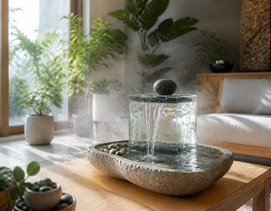 découvrez comment les fontaines à eau décoratives d'intérieur améliorent la qualité de l'air ambiant tout en apportant une touche esthétique et apaisante à votre espace de vie.