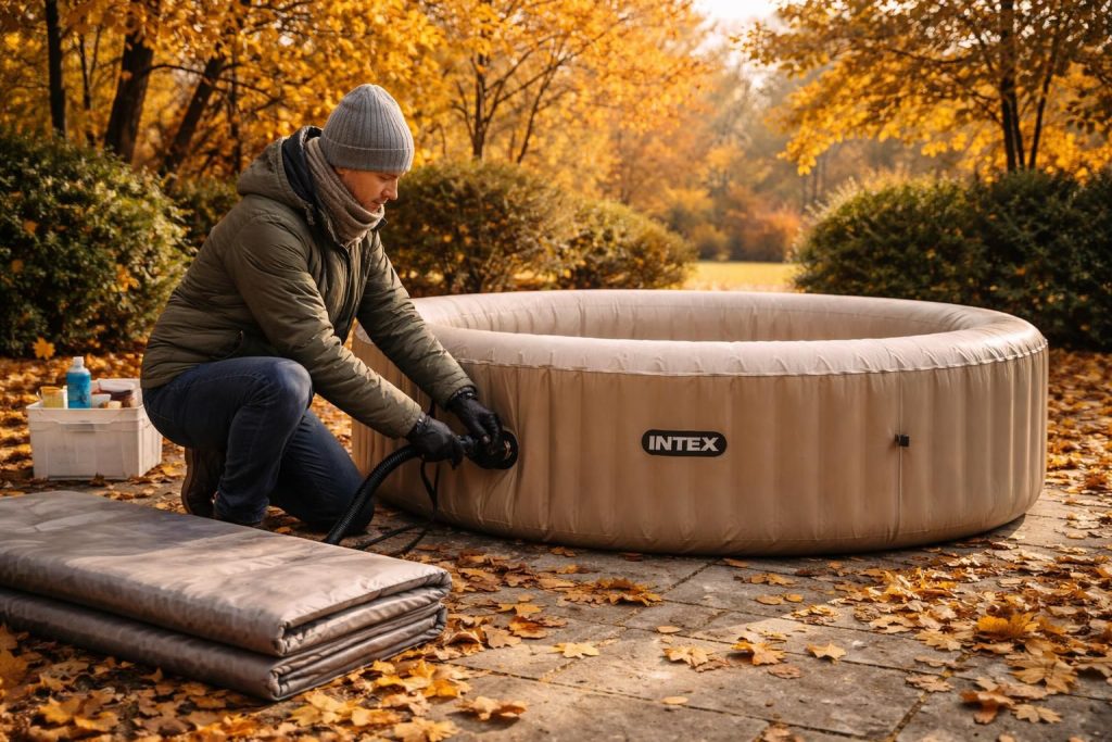 apprenez à préparer votre spa intex pour l'hiver en suivant nos conseils simples pour le dégonflage et l'entretien, afin de protéger votre équipement et prolonger sa durée de vie.