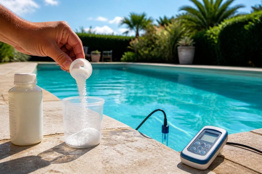 découvrez combien de bicarbonate utiliser pour augmenter efficacement le ph de votre piscine et maintenir une eau équilibrée et saine.